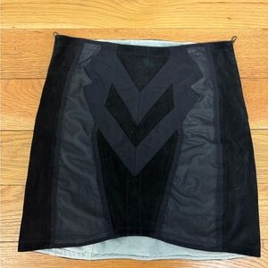 Black and Gray Women's Skirt